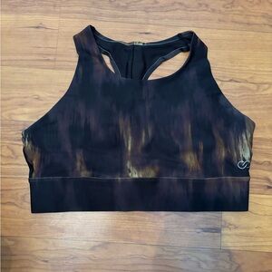 Calia Black and Brown Sports Bra